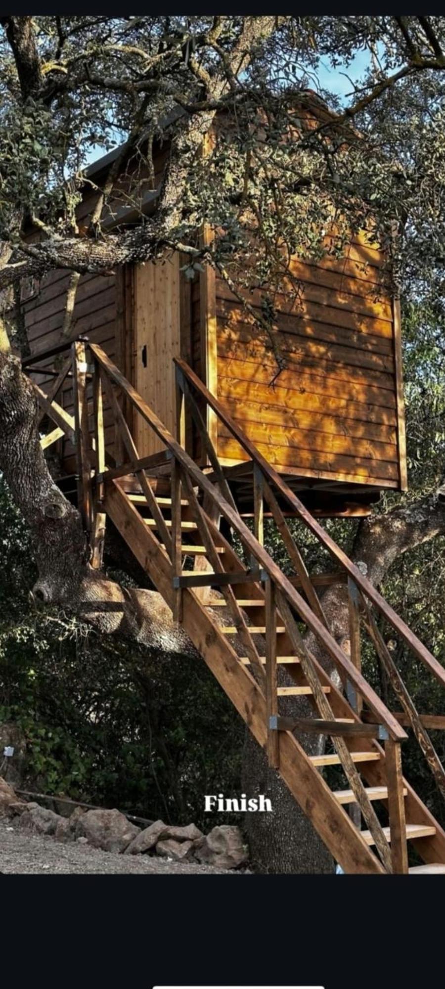 Cabana Del Arbol Lavagarural Villanueva del Rosario Bagian luar foto