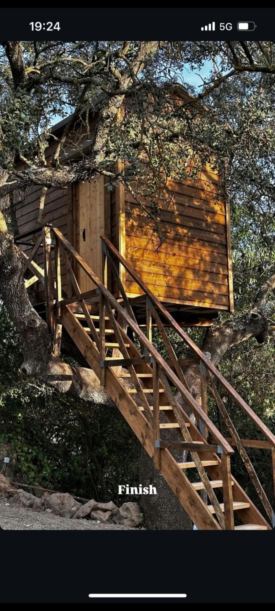 Cabana Del Arbol Lavagarural Villanueva del Rosario Bagian luar foto